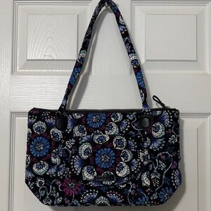 Vera Bradley Carson East West Floral Patterned Women's Tote in Bramble pattern